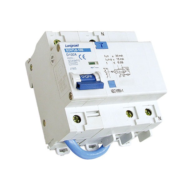 DZ47LE-100 Residual Current Operated Circuit Breaker With Over-current