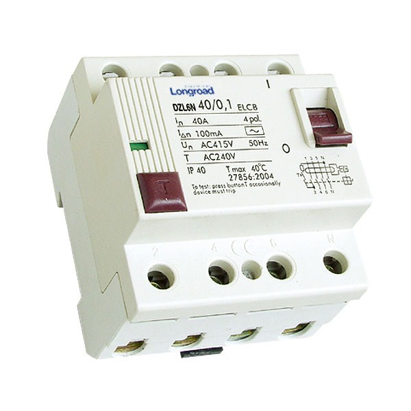 DZL6N Residual Current Circuit Breaker