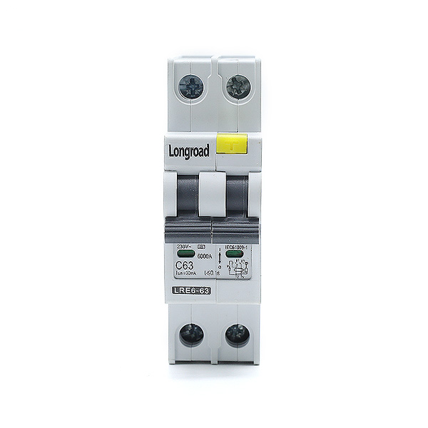 Model SREB6-63 Residual Current Circuit Breaker With Overload Protection