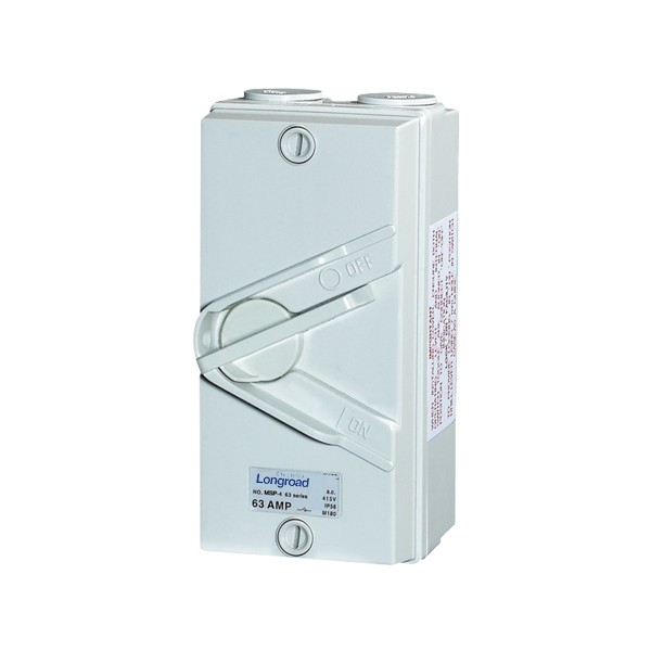 - Weather Protected Isolating Switches