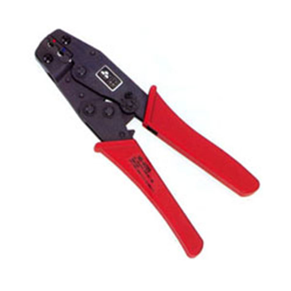 Lever action crimping pliers